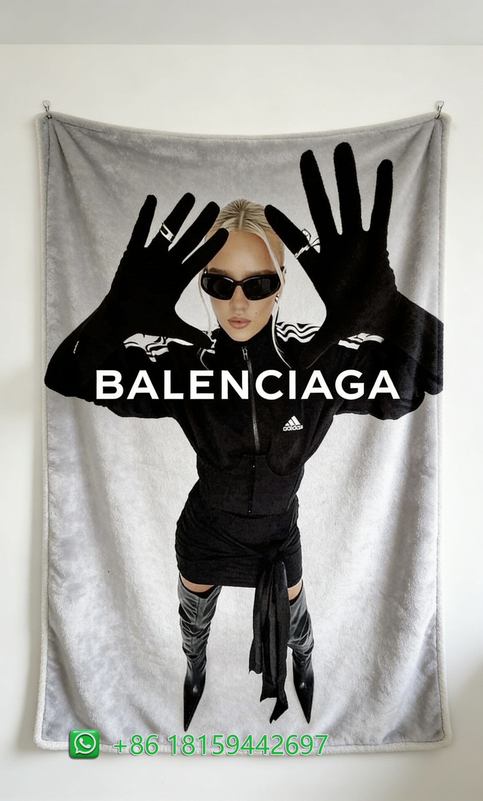Balenciaga Throw Blankets
